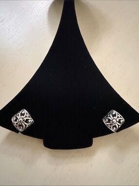 Vintage Charles Winston sterling silver earrings